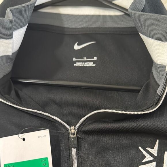 Nike Black and Gray Performance Jacket with Quarter-Zip Size XL - Picture 5 of 10